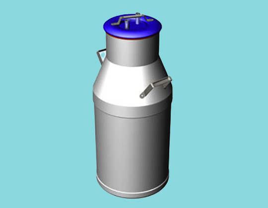Cream Can 50L & Lid (Lid without tubes)
